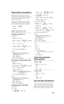 Page 7574
Depreciation calculations
ROUND(NUM): If a display notation tab 
setting has been chosen, NUM is rounded and 
truncated to the speciﬁ ed number of places 
after the decimal point.
In the following equations, M01 = START 
MONTH, LIF = LIFE(N), CST = COST(PV), 
SAL = SALVAGE(FV), and DB = DB(I/Y).
Straight-line method (SL)Calculations
If 1 < n < end_year then
Results
Sum-of-the-yearsʼ digits method (SYD)Calculations
Results
Declining balance method (DB)Calculations
Results
Error
CST < 0
SAL < 0
CST <...