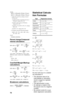 Page 7675
30/360
1. Adjust D1 and D2 according to the fol-
lowing rules:
(1) If D2 and D1 are both the last day of 
February, change D2 to 30.
(2) If D1 is the last day of February, 
change D1 to 30.
(3) If D2 is 31 and D1 is 30 or 31, change 
D2 to 30.
(4) If D1 is 31, change D1 to 30.
2. Calculate using the following formula:
DAYS = (Y2 – Y1) 
× 360 + (M2 – M1) 
× 
30 + (D2 – D1)
Actual
Percent change/Compound 
interest calculations
    
     
where NEW = NEW PRC(FV), OLD = OLD 
PRC(PV), %CH = %(I/Y), PD =...