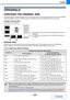 Page 1182-9
COPIER
Contents
ORIGINALS
CHECKING THE ORIGINAL SIZE
When [Auto] appears in the [Original] key, the size of the placed original is automatically detected. The machine automatically 
detects the original size when an original is placed and displays the size in the [Original] key in the base screen.
Example of base screen
The original size is displayed.
Standard sizes
Standard sizes are sizes that the machine can automatically detect. The standard sizes are set in Original Size 
Detector Setting in the...