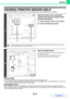 Page 2753-11
PRINTER
Contents
VIEWING PRINTER DRIVER HELP
When selecting settings in the printer driver, you can display Help to view explanations of the settings.
Pop-up help
Help can be displayed for a setting by clicking the setting and pressing the [F1] key.
* To view Help for a setting in Windows 2000/XP/Server 2003, click the  button in the upper right-hand corner of the 
printer driver properties window and then click the setting.
Information icon
Some restrictions exist on the combinations of settings...