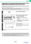 Page 3383-74
PRINTER
Contents
PRINTING AN ENCRYPTED PDF FILE
Encrypted PDF is used to protect a PDF file by requiring the entry of a password to print or edit the file. To directly print 
an encrypted PDF file on an FTP server or in a USB memory device, etc. connected to the machine, follow the steps 
below to enter the password and begin printing.
The pritner expansion kit and PS3 expansion kit is required to use this function.
1
Press the [JOB STATUS] key.
2
Select the encrypted PDF print job.
(1) Touch the...