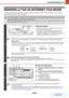 Page 5245-41
SCANNER/INTERNET FAX
Contents
SENDING A FAX IN INTERNET FAX MODE
The basic procedure for sending a fax in Internet fax mode is explained below. This procedure can also be used to 
perform direct transmission by Direct SMTP.
When a default address is configured in Default Address Setting in the system settings (administrator), the mode cannot be 
changed, the destination cannot be changed, and destinations cannot be added. To switch to Internet fax mode, touch the 
[Cancel] key in the touch panel and...