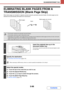 Page 5795-96
SCANNER/INTERNET FAX
Contents
ELIMINATING BLANK PAGES FROM A 
TRANSMISSION (Blank Page Skip)
When blank pages are included in originals scanned using the automatic document feeder, the blank pages can be 
detected and automatically eliminated from transmission.
 This function requires the automatic document feeder.
 This function cannot be used in Internet fax mode.
 Depending on the original, some pages that are not blank may be detected as blank pages and thus not sent, and some 
pages that are...