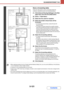 Page 6045-121
SCANNER/INTERNET FAX
Contents
3
Store a forwarding table.
Follow the steps below to store a forwarding table that 
combines a specified sender and forwarding address.
(1) Click [Inbound Routing Settings] in the Web 
page menu and click the [Add] button.
(2) Enter a Table Name.
(3) Select the line used for reception.
(4) Select the sender whose faxes will be 
forwarded.
 To forward all received faxes, select [Forward All 
Received Data].
 To forward only data received from specific senders,
select...