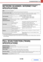 Page 6165-133
SCANNER/INTERNET FAX
Contents
NETWORK SCANNER / INTERNET FAX*1 
SPECIFICATIONS
*1 The hard disk expansion kit and the Internet fax expansion kit are required.
*2 Total number of all destinations (Scan to E-mail, Scan to FTP, Scan to Desktop, Scan to Network folder, Internet Fax, 
Fax, and Group)
PULL SCAN FUNCTION (TWAIN) 
SPECIFICATIONS
TypeBuilt-in
Scanning resolution (dpi)
100 x 100, 200 x 200, 300 x 300, 400 x 400, 600 x 600
Internet Fax: 200 x 100, 200 x 200, 200 x 400, 400 x 400, 600 x 600...