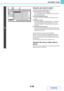 Page 6646-48
DOCUMENT FILING
Contents
3
Using the user name to search
There are four ways to select the user name:
(A) Touch the key of the user name.
The touched user name is highlighted.
If you accidentally select the wrong user name, touch the 
key of the correct name.
(B) Touch the [Default User] key.
The user name can be selected from the factory stored 
users.
(C) Touch the   key.
An area for entering the Registration No. [----] appears in 
the message display. Enter the Registration No. set 
during user...