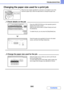 Page 7908-6
TROUBLESHOOTING
Contents
Changing the paper size used for a print job
When the size of paper specified for a print job is not loaded in any of the 
machines paper trays, follow the steps below to change the paper size.
Paper EmptyPaper Empty
Computer01020 / 000Paper EmptyCopy002 / 000Waiting1234567890001 / 000Waiting
Detail
Spool
Complete
Stop/Delete
Print Job
Job QueueSets / ProgressStatus
Scan toFax Job
Priority
Job QueueCopy
Internet Fax
11
020 / 001Copying234
1
OKDetail
Computer01020 / 000Paper...