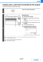 Page 2252-127
COPIER
Contents
CANCELLING A JOB THAT IS WAITING IN THE QUEUE
A copy job that is waiting to be printed can be cancelled.
1
Press the [JOB STATUS] key.
2
Cancel the job.
(1) Touch the [Print Job] tab.
(2) Change the print job status mode to [Job 
Queue].
Touch this key to change modes. The selected mode will 
be highlighted.
(3) Touch the key of the copy job that you wish 
to cancel.
(4) Touch the [Stop/Delete] key.
(5) A message appears to confirm the 
cancellation. Touch the [Yes] key.
The...