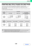 Page 2643-28
PRINTER
Contents
PRINTING MULTIPLE PAGES ON ONE PAGE
This function can be used to reduce the print image and print multiple pages on a single sheet of paper.
This is convenient when you want to print multiple images such as photos on a single sheet of paper, and when you 
want to conserve paper. This function can also be used in combination with two-sided printing for maximum 
conservation of paper.
For example, when [2-Up] (2 pages per sheet) and [4-Up] (4 pages per sheet) are selected, the...