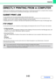 Page 2993-63
PRINTER
Contents
DIRECTLY PRINTING FROM A COMPUTER
Settings can be configured in the Web pages of the machine to enable direct printing from a computer without using the 
printer driver. For the procedure for accessing the Web pages, see the Start Guide.
SUBMIT PRINT JOB
You can specify a file to be printed directly without using the printer driver.
In addition to a file on your computer, this procedure can be used to print any file that can be accessed from your 
computer, such as a file on another...