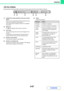 Page 3033-67
PRINTER
Contents Job key display
Each job key shows the position of the job in the job queue and the current status of the job.
(1) Indicates the number (position) of the job in the job 
queue.
When the job currently being printed is finished, the job 
moves up one position in the job queue.
This number does not appear in keys in the completed 
jobs screen.
(2) Mode icon
The   icon appears when the job is a print job.
(3) User name
The computer login name of the user will appear in the 
print job.
A...