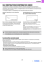 Page 3414-31
FACSIMILE
Contents
FAX DESTINATION CONFIRMATION MODE
The fax destination confirmation mode displays a destination confirmation message when a fax transmission is 
performed to prevent accidental transmission to the wrong destination. This function is enabled in the system settings 
(administrator). When the function is enabled, a message will appear to confirm the destination when the [START] key is 
pressed to begin fax transmission.
The message that appears will vary depending on the method used...