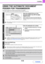 Page 3424-32
FACSIMILE
Contents
USING THE AUTOMATIC DOCUMENT 
FEEDER FOR TRANSMISSION
This function requires the automatic document feeder to be installed.
This section explains how to use the automatic document feeder to send a fax.
1
Place the originals face up in the 
document feeder tray with the edges 
aligned evenly.
Insert the originals all the way into the document feeder tray. 
Multiple originals can be placed in the document feeder tray. 
The stack of originals must not be higher than the indicator...