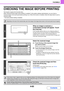 Page 3734-63
FACSIMILE
Contents
CHECKING THE IMAGE BEFORE PRINTING
This function requires the hard disk drive.
When Received Data Image Check Setting is enabled* in the system settings (administrator), you can check a 
received image in the touch panel before printing it out. When this function is enabled, follow the steps below to print a 
received image.
* The factory default setting is disabled.
Depending on the size of the received data, part of the image in the image check screen on the touch panel may not...