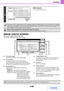 Page 3754-65
FACSIMILE
Contents
IMAGE CHECK SCREEN
This function requires the hard disk drive.
This section explains the image check screen.
(1) Information display
This shows information on the displayed image.
(2) Preview image
An image of the selected received image appears.
If the image is cut off, use the scroll bars at the right and 
bottom of the screen to scroll the image. Touch a bar and slide 
it to scroll. (You can also touch the   keys to scroll.)
(3) Change page keys
When there are multiple pages,...