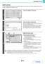 Page 6156-35
DOCUMENT FILING
Contents Batch printing
All files in a folder that have the same user name and password can be printed at once. When the [Multi-File Print] key is 
touched, it changes into the [Batch Print] key.
1
Touch the [Batch Print] key.
2
Touch the [User Name] key.
When user authentication is used, the user name that was used 
for login is automatically selected.
When Display only the Files of Logged-in Users is enabled 
under System Settings (Administrator): Authority Group List 
(Document...