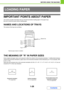 Page 691-28
BEFORE USING THE MACHINE
Contents
IMPORTANT POINTS ABOUT PAPER
This section provides information that you should know before loading paper in the paper trays.
Be sure to read this section before loading paper.
NAMES AND LOCATIONS OF TRAYS
The names of the trays are as follows.
THE MEANING OF R IN PAPER SIZES
Some original and paper sizes can be placed in either the vertical or the horizontal orientation. To differentiate between 
vertical and horizontal orientations, paper sizes in the horizontal...