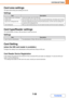 Page 6917-59
SYSTEM SETTINGS
Contents
Card area settings
The data check during card reading can be set.
Settings
Card type/Reader settings
The authentication of Felica, HID and other IC cards can be set.
Settings
Card Setting
(when the HID card reader is available.)
Configure this setting if user authentication will be performed using an HID card.
Card Reader Device Registration
In this setting, the product ID and vender ID of the connected HID card reader are displayed. To store the HID card 
reader, touch the...