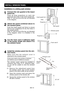 Page 16EN-14
INSTALL WINDOW PANEL
Installation in a sliding sash window
1 Connect the rain guards to the insect guard net.
  Insert all three projections on each rain guard into the holes in the insect guard net.	 Side	“A”	will	now	be	at	the	top,	as	indicated 	in the diagram.  
2 Attach the guard combined above to 
the window panel. 
  Push the insect guard net firmly to ensure that its four projections fit into the holes in the window panel.	 Side	“A”	will	now	be	at	the	top,	as	indicated 	in the diagram, when...