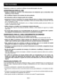 Page 34ES-4
Aspectos a tener en cuenta al utilizar el acondicionador de aire.
ADVERTENCIAS PARA EL USO
•	Instale	la	unidad	 de	acuerdo	 a	las	 instrucciones	 de	instalación	 que	se	describen	 más	adelante en este manual.
•	No	modifique	ninguna	de	las	piezas	de	este	producto.	
•	No	introduzca	nada	en	ninguna	parte	de	la	unidad.
•	Asegúrese	de	que	el	suministro	de	energía	utilizada	tiene	un	voltaje	nominal	apropiado.	 Utilice	sólo	una	toma	 de	tres	 patas	 conectado	 a	tierra	 de	corriente	 alterna	nominal	 125...