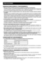 Page 36ES-6
PRECAUCIONES 
OBSERVACIONES SOBRE EL FUNCIONAMIENTO
•	Deje	que	pasen	3	minutos	para	que	el	compresor	reanude	el	enfriamiento.	 Si	apaga	 la	unidad	 y	la	 enciende	 inmediatamente	 después,	deje	que	pasen	 tres	minutos	 para	que el compresor reanude el enfriamiento. Hay un dispositivo electrónico de la unidad que mantiene el compresor desactivado durante tres minutos por seguridad.
•	Si	sucede	 un	fallo	 de	energía	 durante	 el	uso,	 deje	 que	pasen	 3	minutos	 antes	de	reiniciar	la unidad. Después...