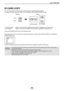 Page 3232
COPY FUNCTIONS
ID CARD COPY
You can copy the front and back sides of ID card onto a page through this function.
The layout of the ID card copy, set the ID Card Setting of SYSTEM SETTINGS (p.182).
 Set Horizontally Copies in the horizontal orientation (fixed position), regardless of the paper size.
 Set Vertically Copies in the vertical orientation (fixed position), regardless of the paper size.
Press the [ID CARD COPY] key on the operation panel.
Place the ID card at the ID card mark on the document...