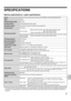 Page 97
SPECIFICATIONS
Machine specifications / copier specifications
* First copy out time is measured with original on the document glass in full ready condition with fuser at operating temperature and 
mirror motor at operating speed in each of black and white mode and colour mode, actual time may vary based on environment 
conditions.
NameDigital Full Colour Multifunctional System MX-4100N/MX-4101N/MX-5000N/MX-5001N
TypeDesktop
Photoconductive typeOPC drum
Printing methodElectrophotographic system (laser)...