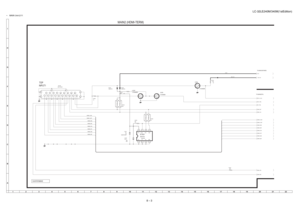 Page 43LC-32LE240M/340M(1stEdition)
8 – 3
•MAIN Unit-2/11A C
B DEF GI
H
12345678910111213141516171819
20
21 22
HDMI0_D2P HDMI0_D1N
HDMI0_D1P HDMI0_CLKN
HDMI0_CLKP
HDMI0_D0N
HDMI0_D0P
HDMI0_D2ND+5V
BU+3.3V
HPD_+5V_IN
HDMI0_D1NBU+3.3V
R1516
47K
213
4
HDMI0_D0P D+5V
HDMI0_D0N
HDMI0_D1P HDMI0_CLKP
HDMI0_D2N HPD_CTRL
HDMI_DAT
HDMI_CEC HDMI0_CLKN HDMI_CLK
HDMI0_D2P
R1547
200 D1510
DB2S310LD1516
DB2S310L
HDMI_ARC R1503
47K
CZ
C1502
0.01u
CZB25VR1504
10
213
4
WP_CTRL R1510
10K
CZ
R1505
1K
BR24T02JEEPROM
1 A0
2 A1
3 A2...