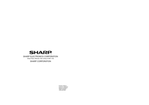 Page 85LC-80LE633U   LC-70/60/52LE640U   LC-70/60/52C6400U  OPERATION MANUAL    MODE D'EMPLOI    MANUAL DE OPERACIÓN
SHARP ELECTRONICS CORPORATION
Sharp Plaza, Mahwah, New Jersey 07495-1163
SHARP CORPORATION
Printed in Mexico
Imprimé au Mexique
Impreso en México
TINS-F419WJN1
12P03-MX-NM
ENGLISH FRANÇAIS ESPAÑOL
IMPORTANT  :  Please read this operation manual before starting operating the equipment.
IMPORTANT  :  Veuillez lire ce mode d'emploi avant de commencer à utiliser l'appareil.
IMPORTANTE  :...