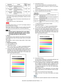 Page 149MX-3610N  ADJUSTMENTS AND SETTINGS  4 – 73
* If a tone gap occurs on part of high density, set 0 to item A and B
The density of high density part decreases. However, the tone
gap is better.
* In case of more increase of the density on high density part, set 1 to item A and B.
The tone gap may occur in high density part.
If the setting values of item C, D, E and F are changed, density of
the high density part is changed.
When these values are changed, be sure to perform the printer
color balance and...