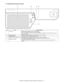 Page 40MX-3610N  EXTERNAL VIEW AND INTERNAL STRUCTURE  3 – 7
B. 26cpm/36cpm/31cpm(A) machine
No.Name Function/Operation
1 Touch panel Messages and keys appear in the touch panel display.
Touch the displayed keys to perform a variety of operations.
When a key is touched, a beep sounds and the selected item  is highlighted. This provides confirmation as you 
perform an operation.
2 Main power indicator This lights up when the machines main power switch is in the on position.
3 [POWER] key ( ) Use this key to turn...