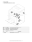 Page 62MX-3610N  EXTERNAL VIEW AND INTERNAL STRUCTURE  3 – 29
11. Fans and filter
A. 18cpm/20cpm/23cpm/26cpm/31cpm machine
Signal nameName Function/Operation
FUFM Fusing cooling fan  Cools the fusing section and the paper exit section.
POFM Paper exit cooling fan  Cools the fusing section and the paper exit section.
POFM2 Paper exit cooling fan  Cools the fusing section and the paper exit section.
PROFM Process fan motor 1 Discharges air and cools the process section.
PROFM2 Process fan motor 2 Discharges air...