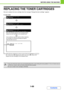 Page 1101-69
BEFORE USING THE MACHINE
Contents
REPLACING THE TONER CARTRIDGES
Be sure to replace the toner cartridge when the message Change the toner cartridge. appears.
In copy mode
 If any one of the toner colors runs out (including black toner), color printing will not be possible. If Y, M, or C toner runs out 
but Bk toner remains, black and white printing will still be possible.
 Be sure to install 4 toner cartridges (Y/M/C/Bk).
OK
Change the toner cartridge.
(       )
Ready to scan for copy.
(...