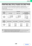 Page 3073-29
PRINTER
Contents
PRINTING MULTIPLE PAGES ON ONE PAGE
This function can be used to reduce the print image and print multiple pages on a single sheet of paper.
This is convenient when you want to print multiple images such as photos on a single sheet of paper, and when you 
want to conserve paper. This function can also be used in combination with two-sided printing for maximum 
conservation of paper.
For example, when [2-Up] (2 pages per sheet) and [4-Up] (4 pages per sheet) are selected, the...