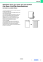 Page 3303-52
PRINTER
Contents
PRINTING TEXT ON TABS OF TAB PAPER
(Tab Paper Print/Tab Paper Settings)
(This function is only available in Windows.)
This function is used to print text on the tabs of tab paper.
Tab Paper Print (PCL6 only)
You can print on each sheet of tab paper that you insert 
in the desired page position.
Text to be printed on tabs can be entered in [Tab Paper 
Print] on the [Special Modes] tab of the printer driver 
properties window, and detailed settings can be 
configured such as the size...