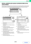 Page 3483-70
PRINTER
Contents
SPOOL SCREEN/JOB QUEUE SCREEN/COMPLETED 
JOB SCREEN
The job status screen consists of the job queue screen that shows copy and print jobs waiting to be printed and the job 
currently in progress, the completed job screen that shows jobs that have been completed, and the spool screen that 
shows print jobs that have been spooled and encrypted PDF jobs that are waiting for a password to be entered. 
(1) Mode select tabs
Use these tabs to select the mode that is shown in the 
job...