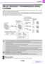 Page 4754-120
FACSIMILE
Contents
RELAY REQUEST TRANSMISSION USING 
F-CODES
This function is used to send a fax to an F-code relay broadcast memory box in another machine and have that machine 
relay the fax to multiple end receiving machines.
When the end receiving machines are far from your machine, sending the fax to a relay machine that is close to the end 
receiving machines can help reduce phone charges. A relay request transmission can be used in combination with the 
timer transmission function to further...