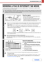 Page 5315-41
SCANNER/INTERNET FAX
Contents
SENDING A FAX IN INTERNET FAX MODE
The basic procedure for sending a fax in Internet fax mode is explained below. This procedure can also be used to 
perform direct transmission by Direct SMTP.
When a default address is configured in Default Address Setting in the system settings (administrator), the mode cannot be 
changed, the destination cannot be changed, and destinations cannot be added. To switch to Internet fax mode, touch the 
[Cancel] key in the touch panel and...