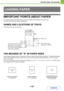 Page 681-27
BEFORE USING THE MACHINE
Contents
IMPORTANT POINTS ABOUT PAPER
This section provides information that you should know before loading paper in the paper trays.
Be sure to read this section before loading paper.
NAMES AND LOCATIONS OF TRAYS
The names of the trays are as follows.
THE MEANING OF R IN PAPER SIZES
Some original and paper sizes can be placed in either the vertical or the horizontal orientation. To differentiate between 
vertical and horizontal orientations, paper sizes in the horizontal...