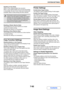 Page 7647-92
SYSTEM SETTINGS
Contents
Disabling of Color Mode
(When a color-related problem has occurred.)
When a color-related problem has occurred and printing 
is not possible, the use of color mode can be temporarily 
prohibited. Black & white printing will still be allowed.
Disabling of Master Machine Mode
This prohibits the use of the machine as a master 
machine for tandem printing.
(Normally this setting is not necessary.)
Disabling of Slave Machine Mode
This prohibits the use of the machine as a slave...