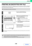 Page 3263-69
PRINTER
Contents
PRINTING AN ENCRYPTED PDF FILE
Encrypted PDF is used to protect a PDF file by requiring the entry of a password to print or edit the file. To directly print 
an encrypted PDF file on an FTP server or in a USB memory device, etc. connected to the machine, follow the steps 
below to enter the password and begin printing.
The PS3 expansion kit is required to use this function.
1
Press the [JOB STATUS] key.
2
Select the encrypted PDF print job.
(1) Touch the [Print Job] tab.
(2) Change...