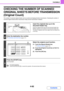 Page 4234-92
FACSIMILE
Contents
CHECKING THE NUMBER OF SCANNED 
ORIGINAL SHEETS BEFORE TRANSMISSION 
(Original Count)
The number of scanned original sheets can be counted and displayed before transmission. Checking the number of 
scanned original sheets before transmission helps prevent transmission mistakes.
1
Insert the originals face up in the 
document feeder tray.
Insert the originals all the way into the document feeder tray. 
Multiple originals can be placed in the document feeder tray. 
The stack of...