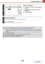 Page 5625-95
SCANNER/INTERNET FAX
Contents
4
Select Verif. Stamp.
(1) Touch the   keys to switch through the 
screens.
(2) Touch the [Verif. Stamp] key so that it is 
highlighted.
(3) Touch the [OK] key.
5
Press the [START] key.
Scanning begins. A beep will sound to indicate that scanning is finished.
To cancel scanning...
Press the [STOP] key ( ) to cancel the operation.
 When two-sided originals are used, the front of each original is stamped twice. (MX-M283N only)
 If an error occurs during scanning, an...