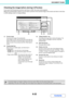 Page 6176-22
DOCUMENT FILING
Contents Checking the image before storing it (Preview)
If you touch the [Preview] key and then start Scan to HDD, the screen below appears.
Before the scanned data is stored, you can check a preview of the scanned image in this screen and return to the Scan 
to HDD settings screen to change settings
(1) Preview image
This shows an image of the selected file.
If the image is cut off, use the scroll bars at the right and 
bottom of the screen to scroll the image. Touch a bar and...