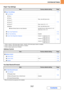 Page 6547-7
SYSTEM SETTINGS
Contents
Paper Tray Settings
*1 When a stand/1 x 500 sheet paper drawer / stand/2 x 500 sheet paper drawer is installed.
*2 When a stand/2 x 500 sheet paper drawer is installed.
*3 When a large capacity tray is installed.
Address Control
Fax Data Receive/Forward
* When the Internet fax expansion kit is installed.
ItemFactory default settingPage
■Paper Tray Settings7-13
●Tray Settings
7-13
XTray 1
Plain, Auto-AB (Auto-Inch)XTray 2
XTray 3*1
XTray 4*2
XTray 5*3Plain, A4 (8-1/2 x 11)...