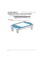 Page 116
LC-43LB371U/LC-50LB371U 43"/50" 1080p, 60Hz, LED Sharp Roku TV
Installing the stand or wall-mount bracket
• If you want to place your TV on a table or in an entertainment center, go to Installing the stand.
• If you want to mount your TV on a wall, go to Installing a wall-mount bracket.
Installing the stand
1Carefully place your TV face-down on a cushioned, clean surface to protect the screen.
Notes
• If you plan to wall-mount your TV, do not install the stand.
• Store the stands and stand...