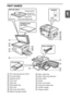 Page 41
4 PART NAMES
Interface
USB 
connector
Original cover
(AL-2021)
Drum cartridge
TD cartridge
SPF (AL-2041)
Exit area
3
4
5
2
7
9
8
11
15
16
17
Original guides
Document feeder trayPeep holeDocument
feeder cover
7
4
12
13
10
6
141
SPF scanning area (AL-2041)
Document glass
Operation panel
Front cover
Paper tray
Multi-bypass tray
Side cover
Side cover open button
Bypass tray paper guides1
2
3
4
5
6
7
8
9
Paper output tray
Paper output tray extension
Pow er  sw it ch
Handle
Power cord socket
Fusing unit...