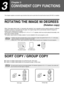 Page 3432
3
Chapter 3
CONVENIENT COPY FUNCTIONS
This chapter explains convenient copy functions that can be used when the dual function board (AR-EB7) is installed.
ROTATING THE IMAGE 90 DEGREES
(Rotation copy)
When Auto paper select mode or automatic ratio selection are in operation and the original is placed in a different 
orientation (vertical or horizontal) than the paper, the original image will be automatically rotated 90 degrees to 
enable correct copying onto the paper.
This function is convenient for...