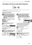 Page 5957
COPY FUNCTIONS
4
TWO-SIDED COPYING OF ONE-SIDED ORIGINALS
Paper sizes that can be used are A3, B4, A4, A4R, B5, B5R, A5, 11 x 17, 8-1/2 x 14, 8-1/2 x 13, 8-1/2 x 11 
and 8-1/2 x 11R.
Automatic two-sided copying is not possible when the bypass tray is used.
Copying from the SPF
1Make sure that an original does not 
remain on the document glass, and 
then adjust the original guides to the 
width of your originals and place the 
originals face up in the document 
feeder tray.
If you placed an odd...