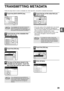 Page 4139
4
TRANSMITTING METADATA
Follow the steps below to select a metadata set, enter each item, and perform metadata transmission.
1Touch the [DATA ENTRY] key.
2Touch the key of the metadata that 
you wish to use.
3Touch the [OK] key.
4The keys of the items stored in the 
metadata set will appear. Touch the 
key of the item that you wish to enter.
5Touch the key of the value that you 
wish to enter.
 If the entry values of the metadata item were stored 
in selection format, the selections will appear as...